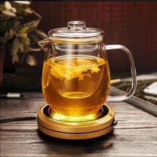 Handmade Borosilicate Glass Teapot 500ml/650ml – Heat Resistant Modern Tea Kettle - Image 3